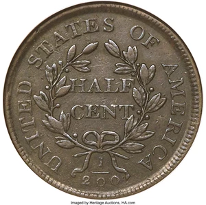 image for: 1806 1/2 C Small 6, Stems, C-2, B-1, R.4, XF40 NGC....