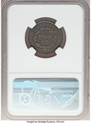 image for: 1811 Wide Date, C-1, B-1, R.4, Specimen 64 Brown NGC. Our EAC grade SP63. ...