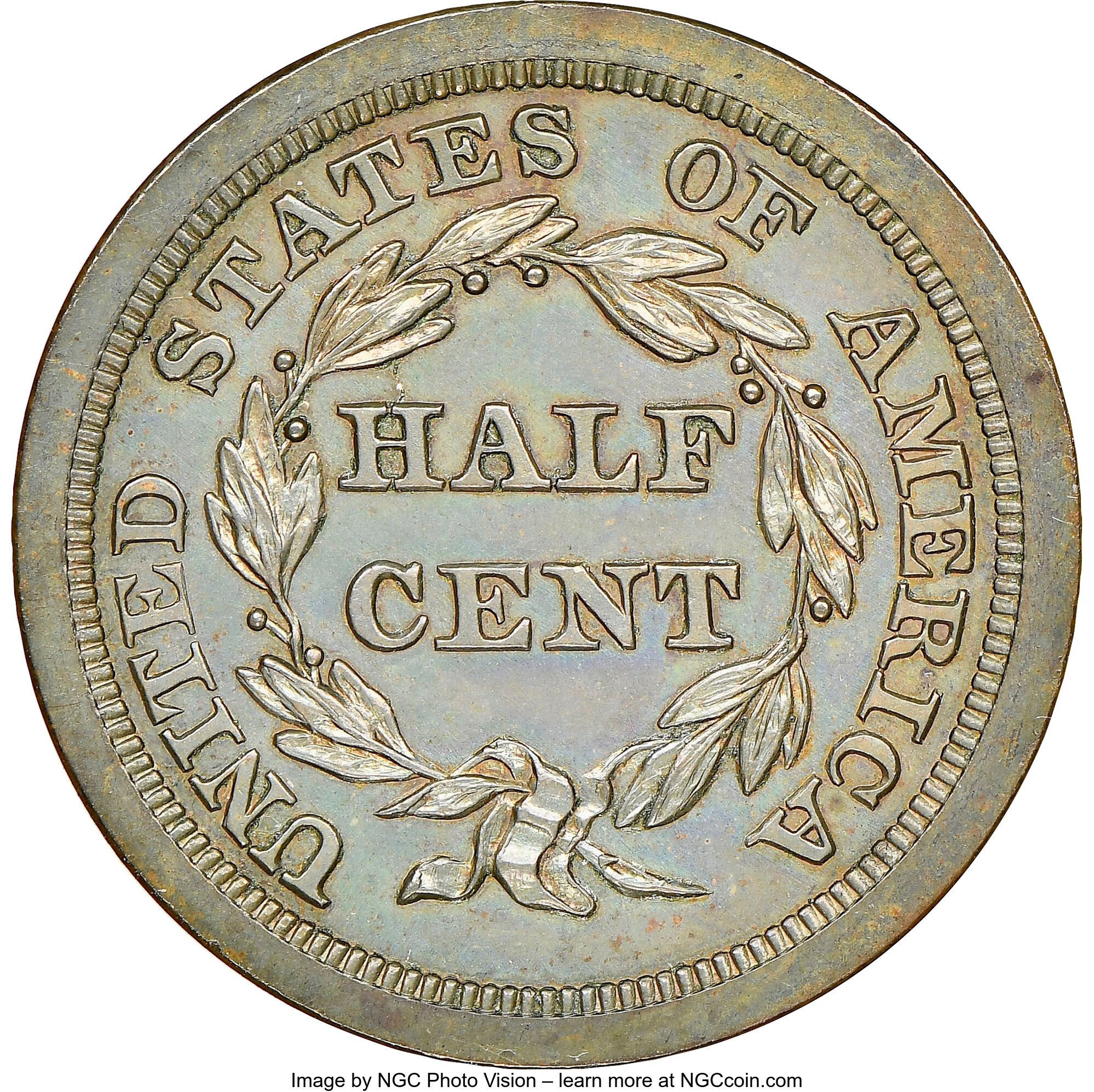 image for: 1846 Original, B-1, R.6, PR63 Brown NGC. Our EAC grade PR60. ...