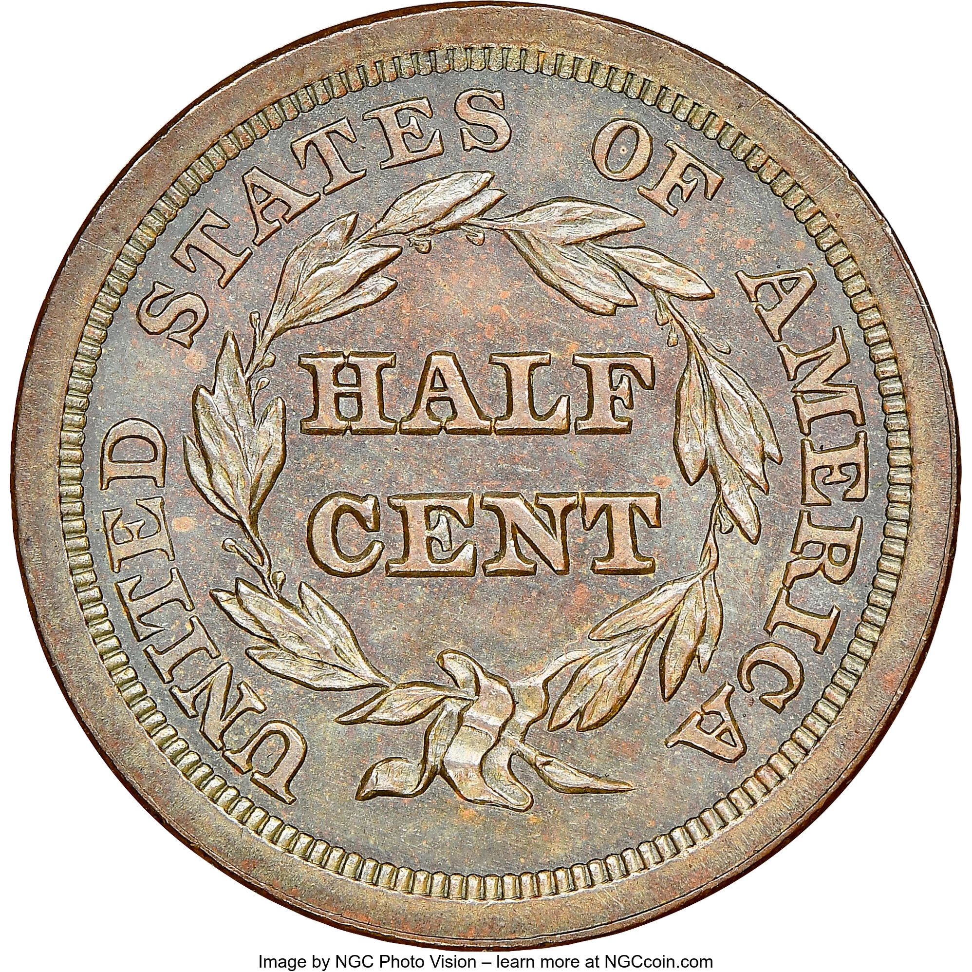 1851 Braided Hair Half Penny C 1 BN Coin Pricing Guide