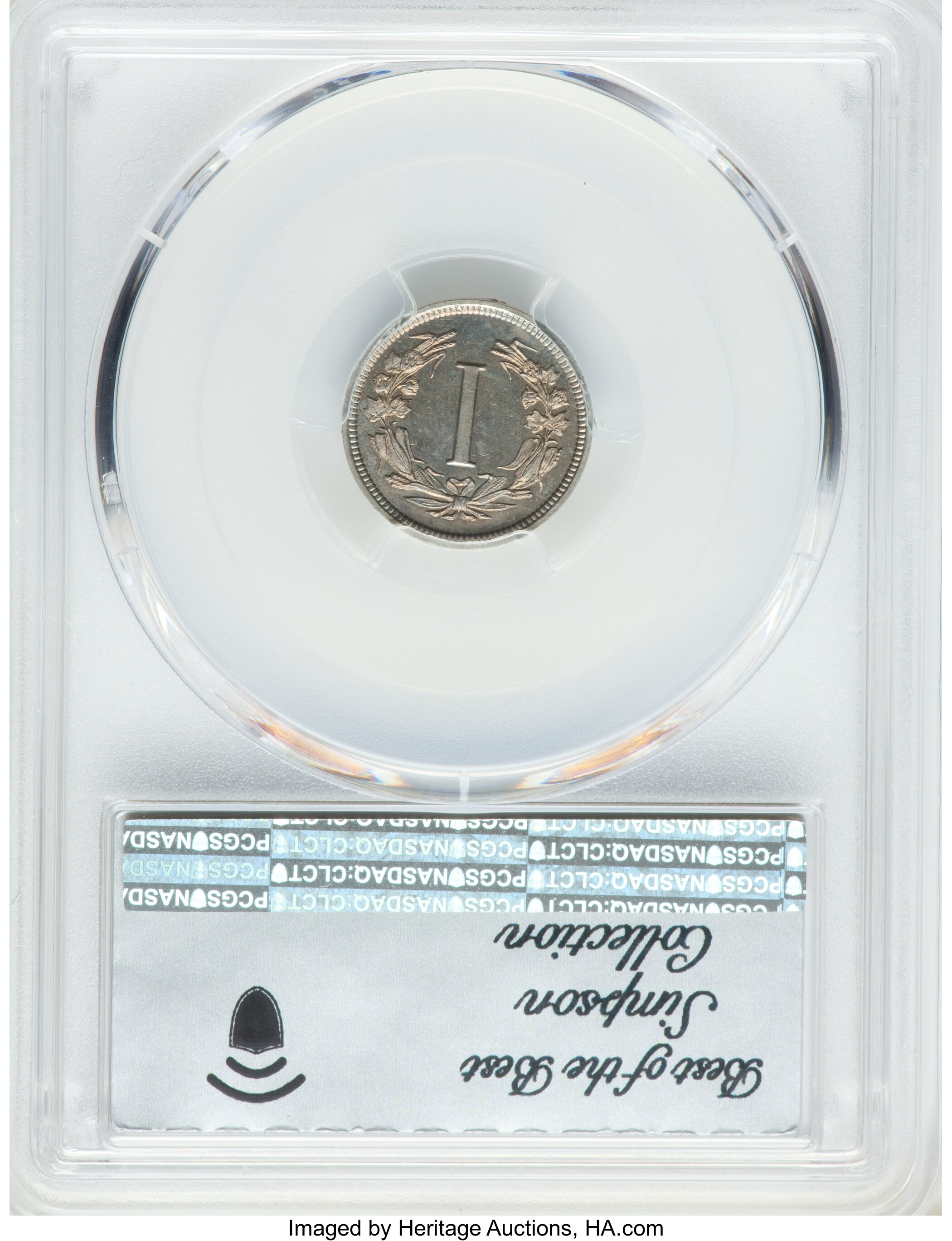 image for: 1881 1C Liberty Head One Cent, Judd-1665, Pollock-1865, High R.6, PR64 PCGS. CAC....