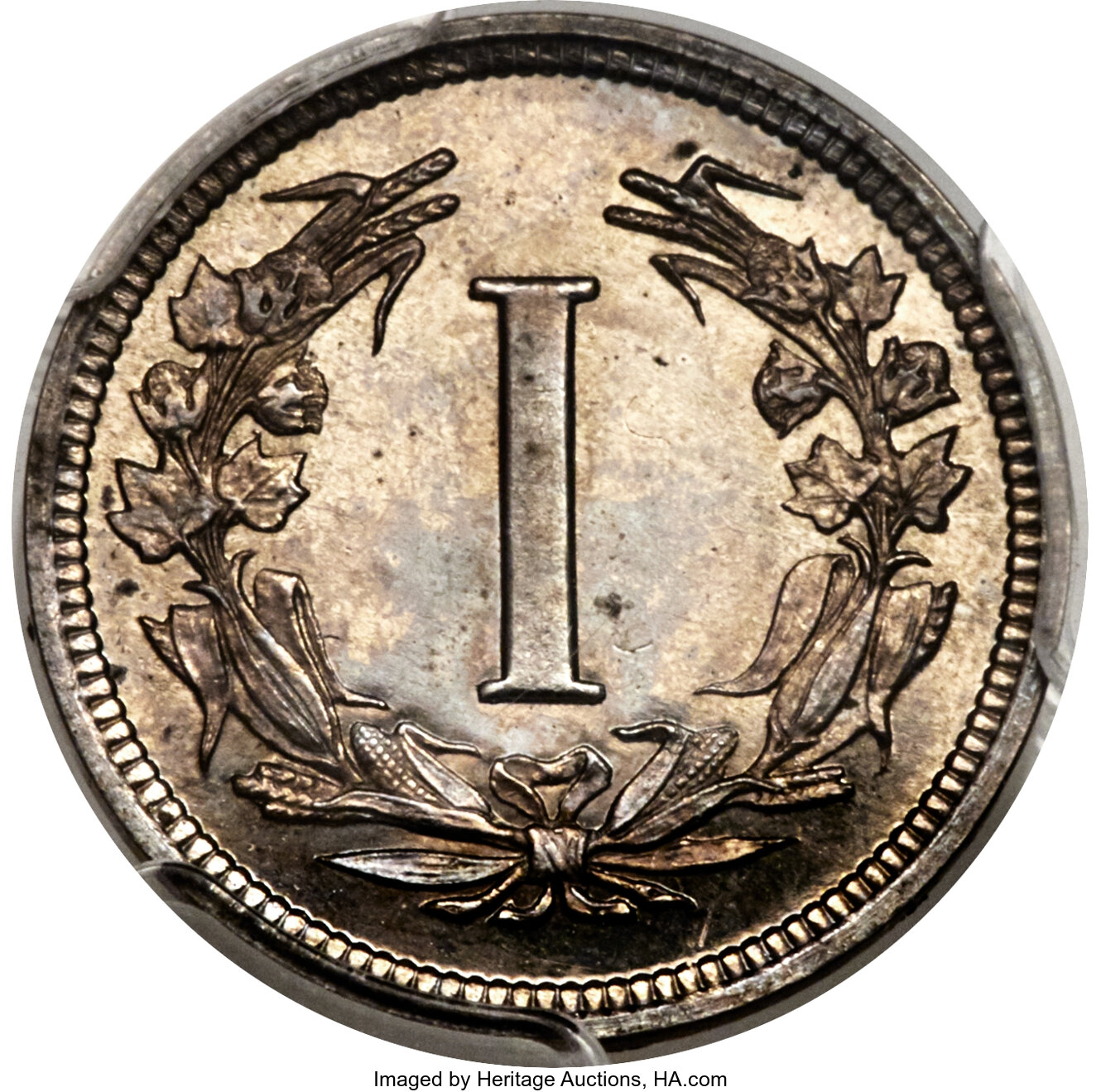 image for: 1881 1C Liberty Head One Cent, Judd-1665, Pollock-1865, High R.6, PR64 PCGS. CAC....