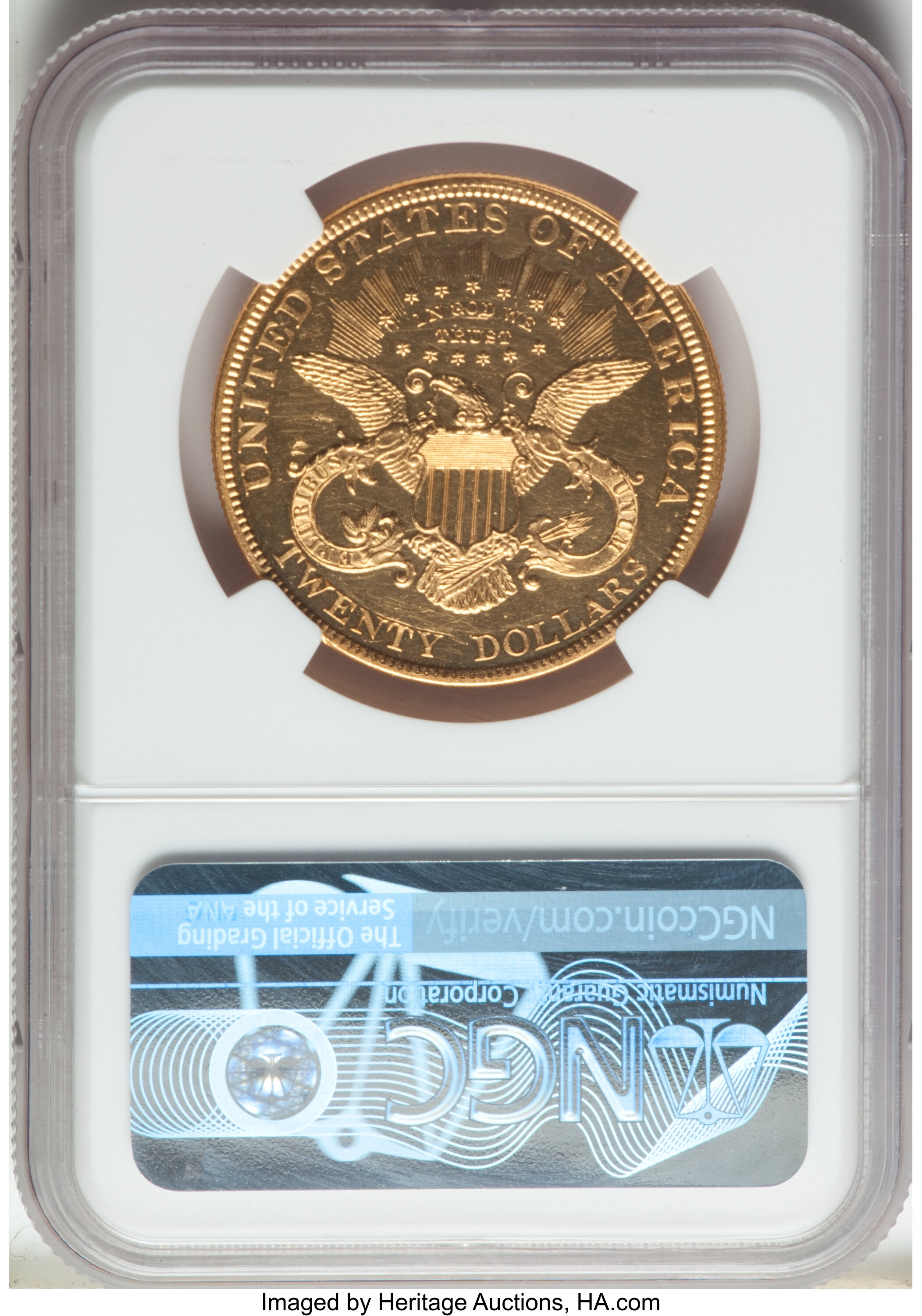 image for: 1897 $20 PR60 NGC. JD-1, R.5....