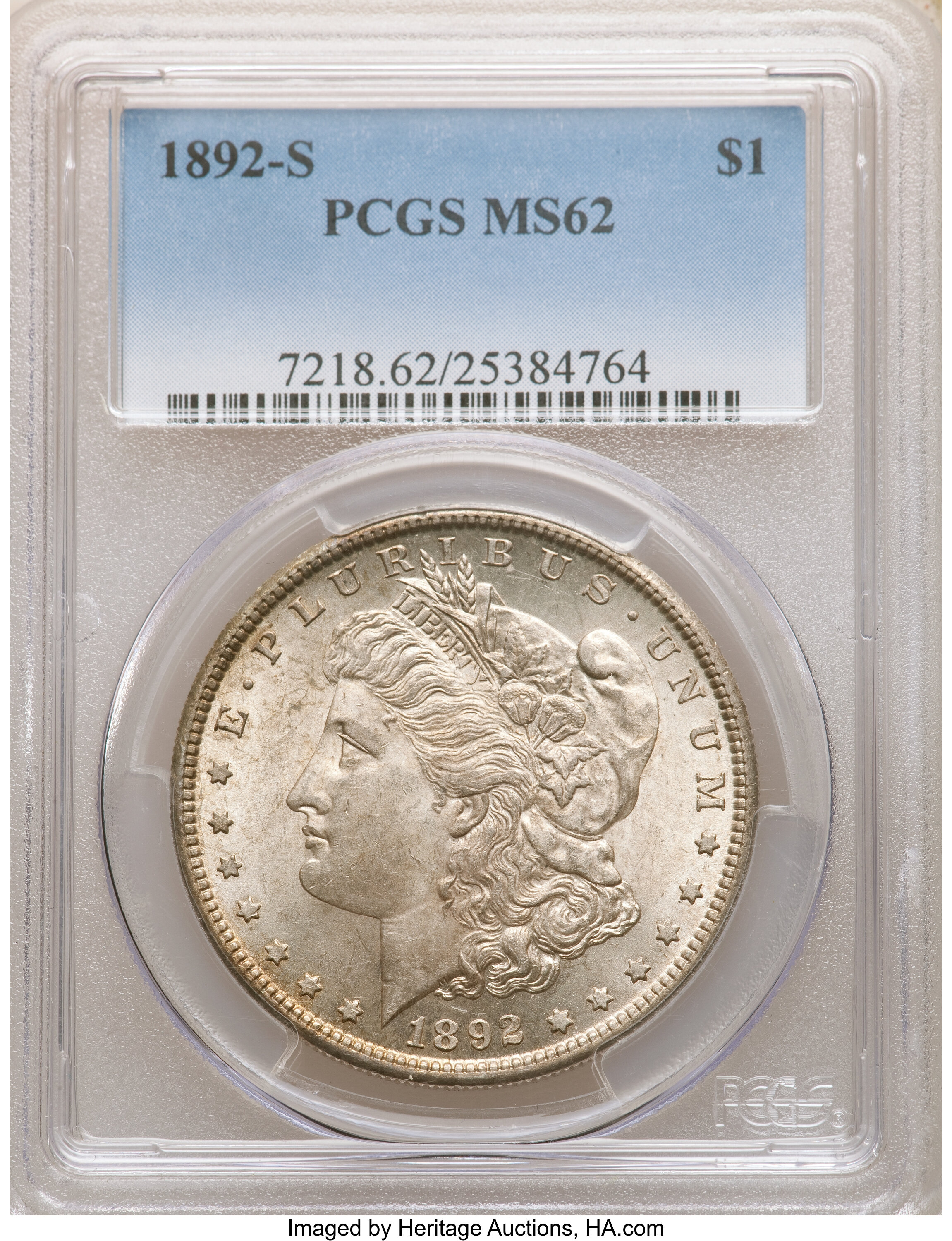 1892-S $1 MS62 thumbnail 4