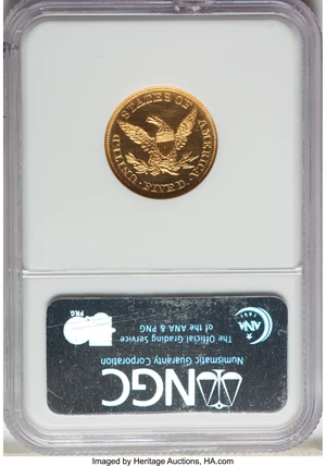 image for: 1862 $5 PR64 Ultra Cameo NGC. JD-1, High R.6....