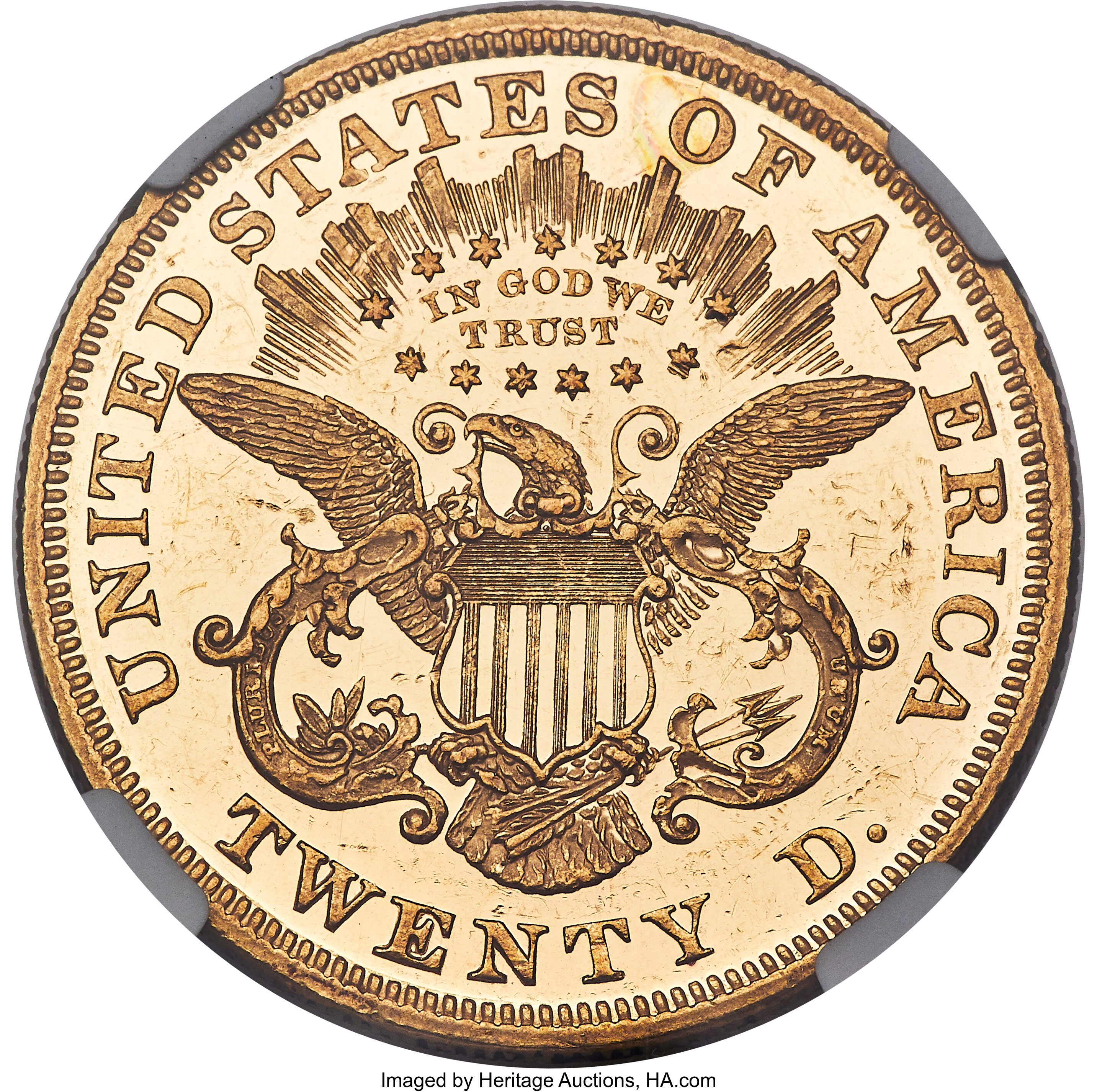 image for: 1873 $20 Closed 3 PR60 Ultra Cameo NGC. JD-1, R.7....
