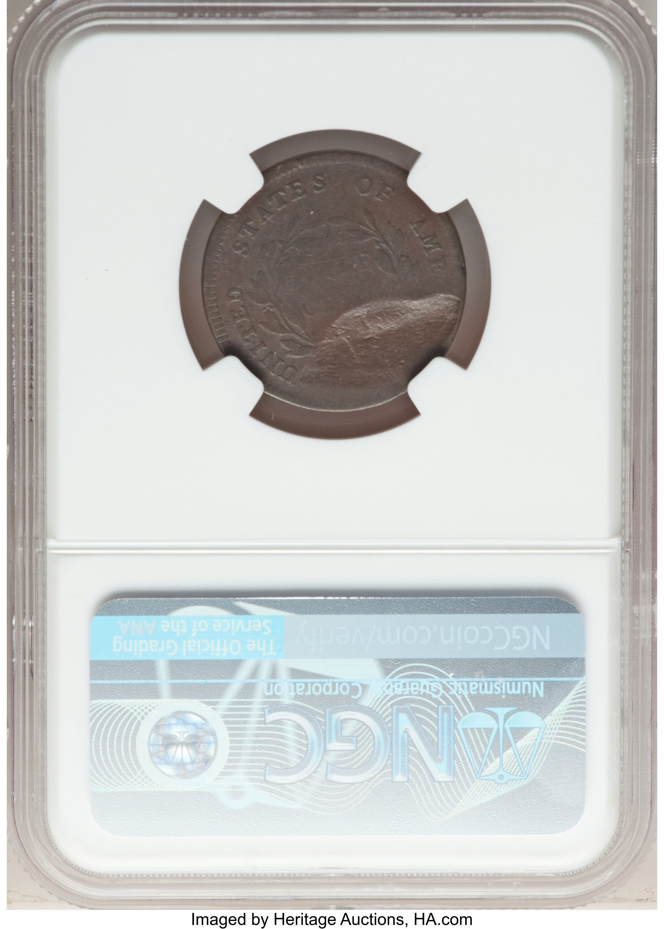 1797 1/2c Plain Edge, Centered Head, C-2 MS BN G6 BN thumbnail 2