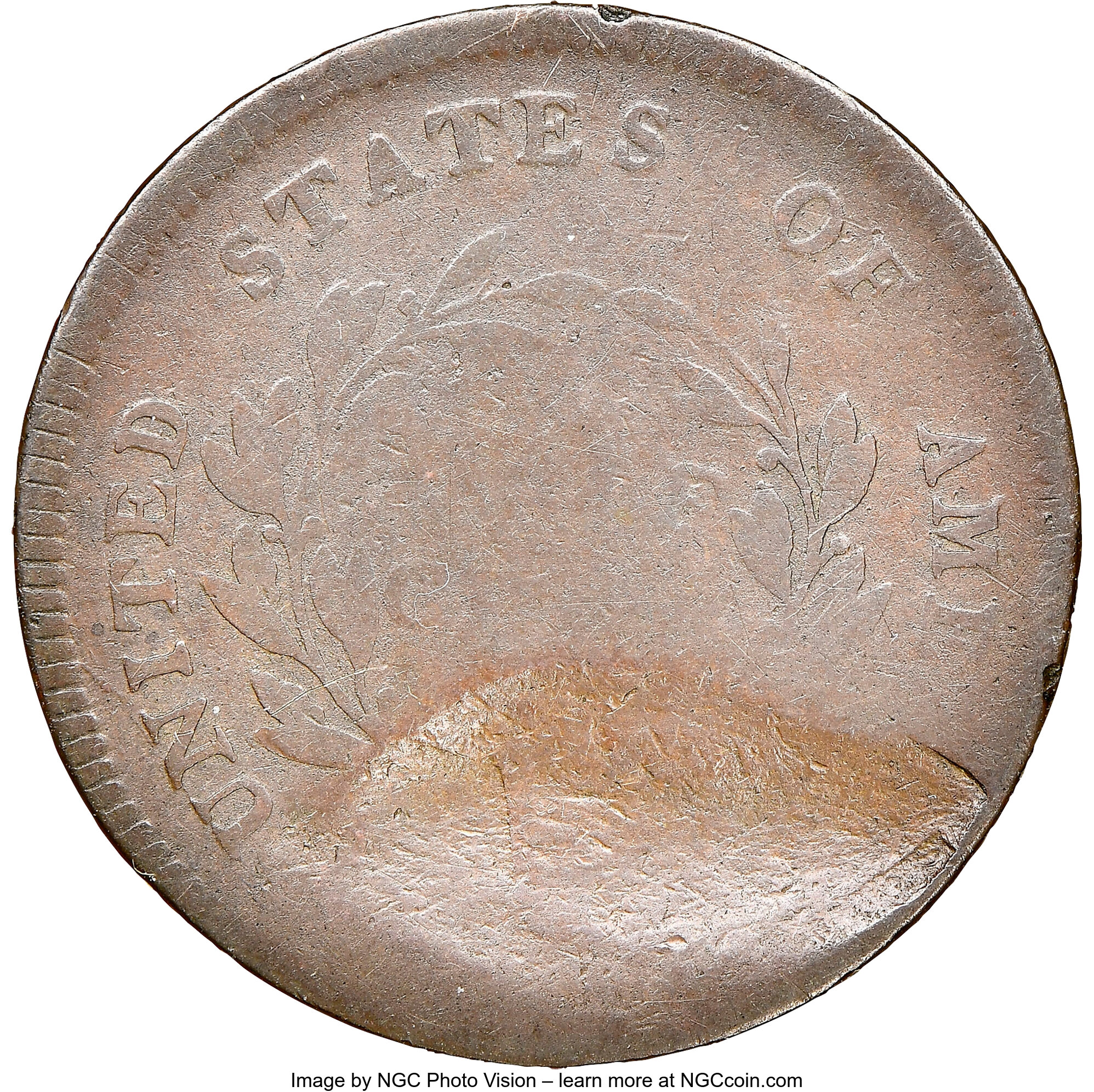 1797 1/2c Plain Edge, Centered Head, C-2 MS BN G6 BN thumbnail 3
