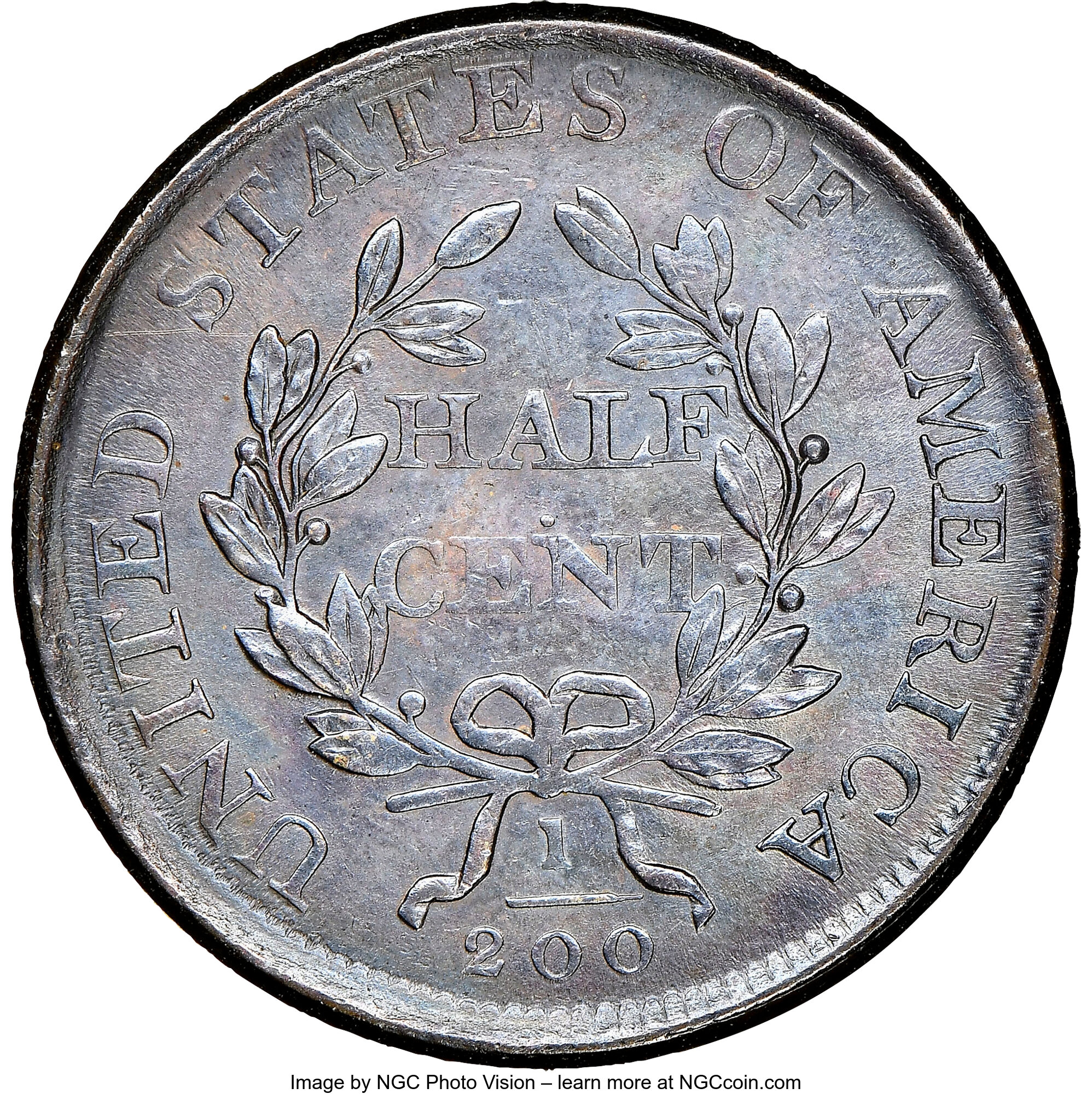 1807 1/2c C-1 MS BN AU58 BN thumbnail 3