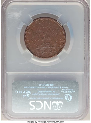 image for: 1794 1C Head of 1794, S-21, B-5, R.3 -- Corroded -- NCS. AU Details.From The Steelhead Falls Collection. ...