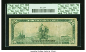 image for: Fr. 1029 $50 1914 Federal Reserve Note PCGS Apparent Very Fine 20....