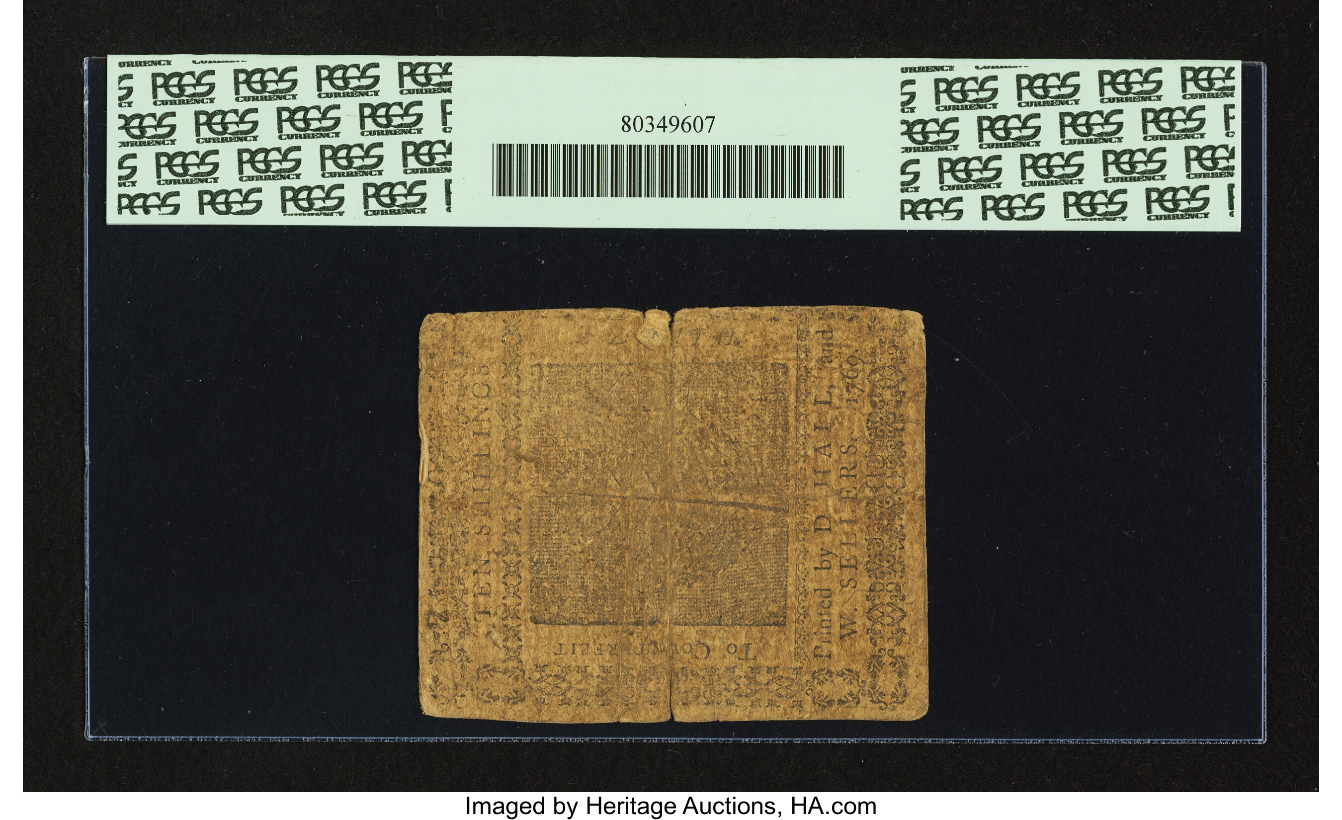 image for: Pennsylvania March 10, 1769 10s PCGS Apparent Fine 15....