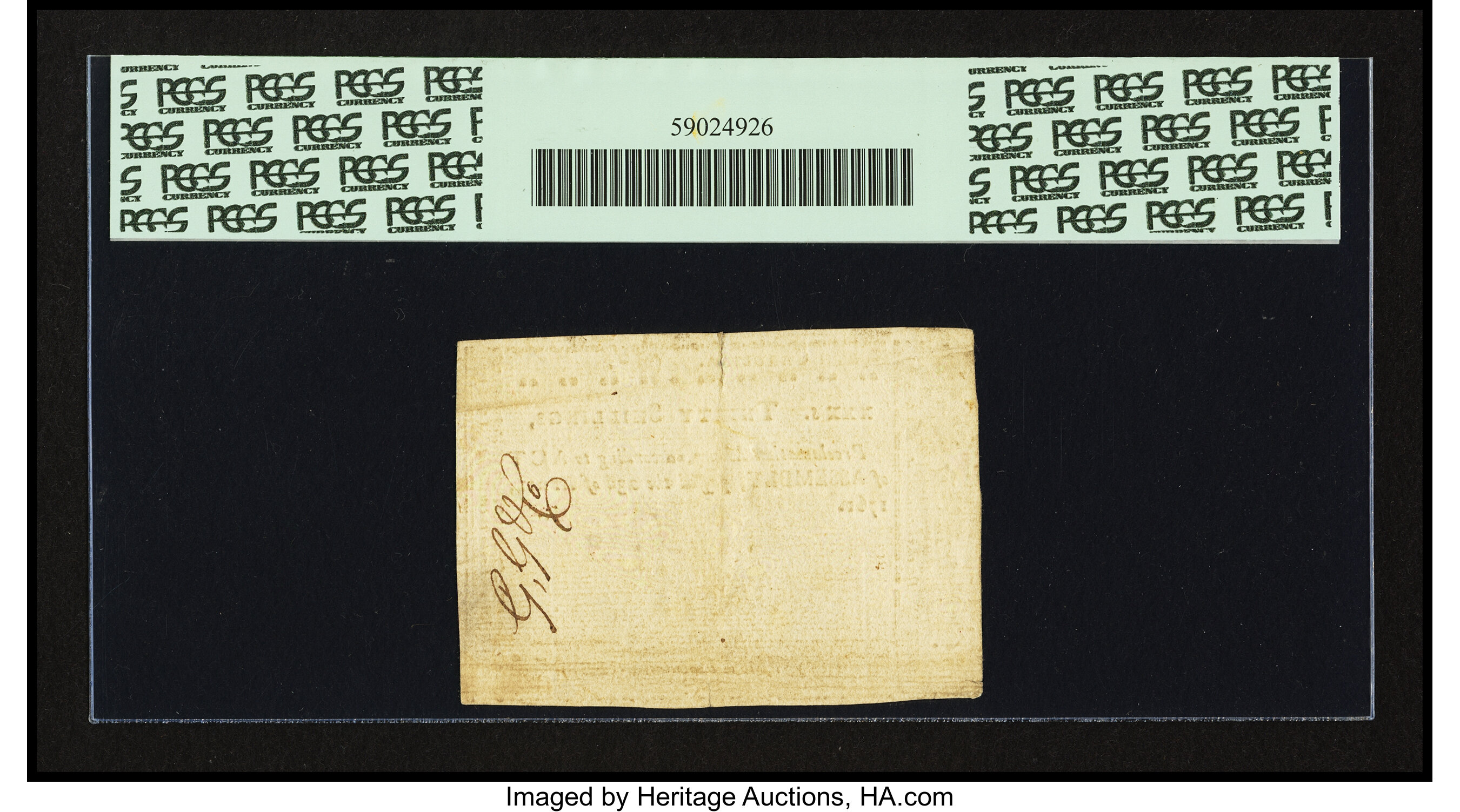 image for: North Carolina April 23, 1761 30s PCGS Apparent Extremely Fine 40....