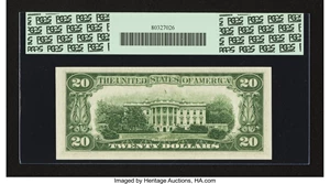 image for: Fr. 2061-D $20 1950B Federal Reserve Note. PCGS Very Choice New 64....