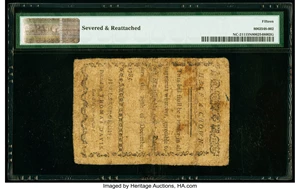 image for: North Carolina December 29, 1785 2s 6d PMG Choice Fine 15 Net....