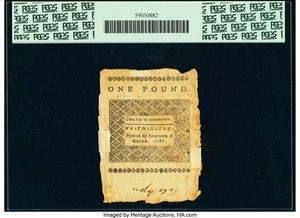 image for: Vermont February 1781 20s PCGS Apparent Very Fine 25....