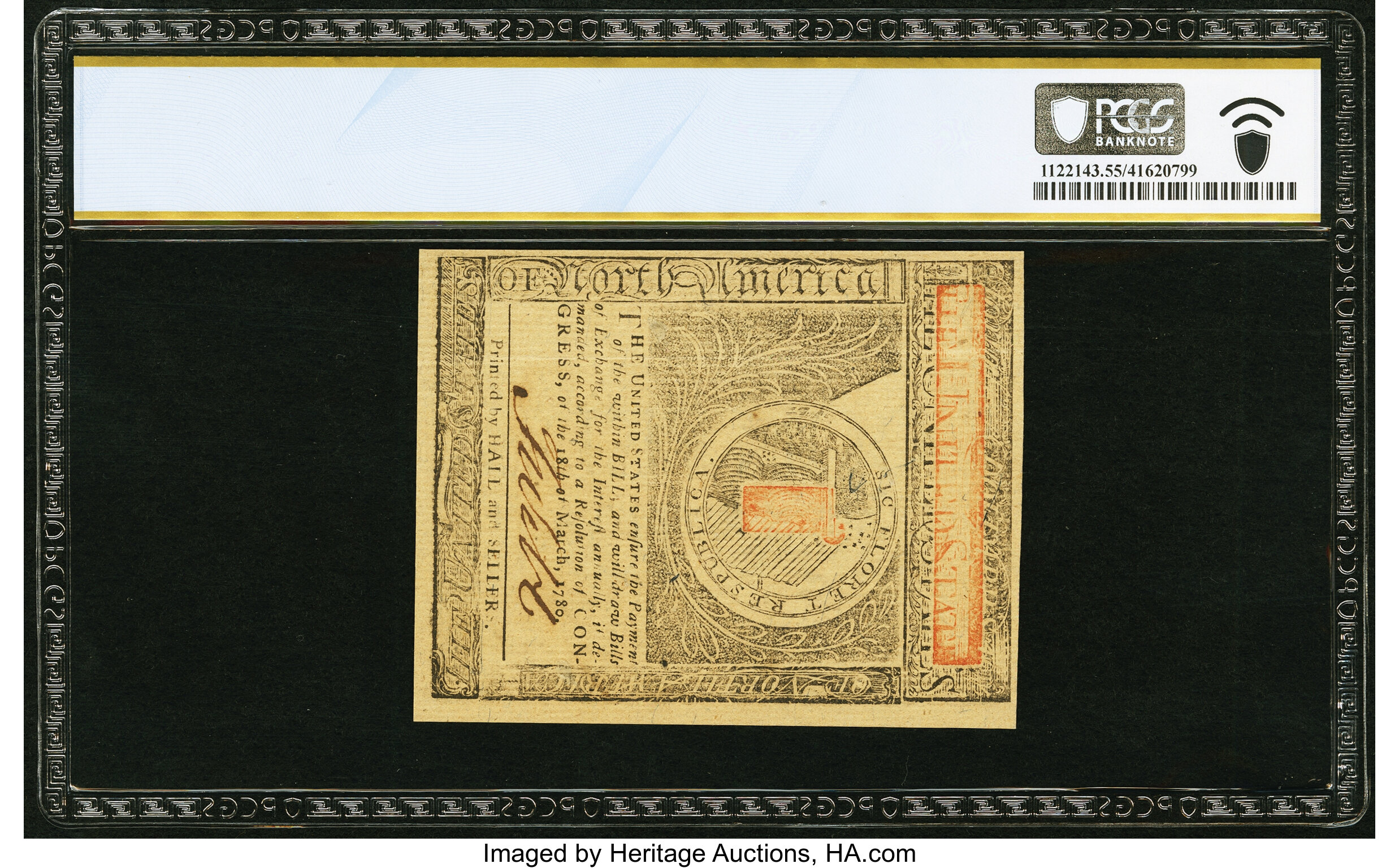 image for: Virginia May 1, 1780 $4 PCGS Banknote About Unc 55 PPQ....