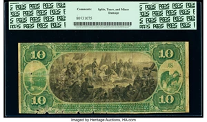 image for: Washington, OH - $10 Original Fr. 414 The Fayette County National Bank Ch. # 1972 PCGS Fine 15....