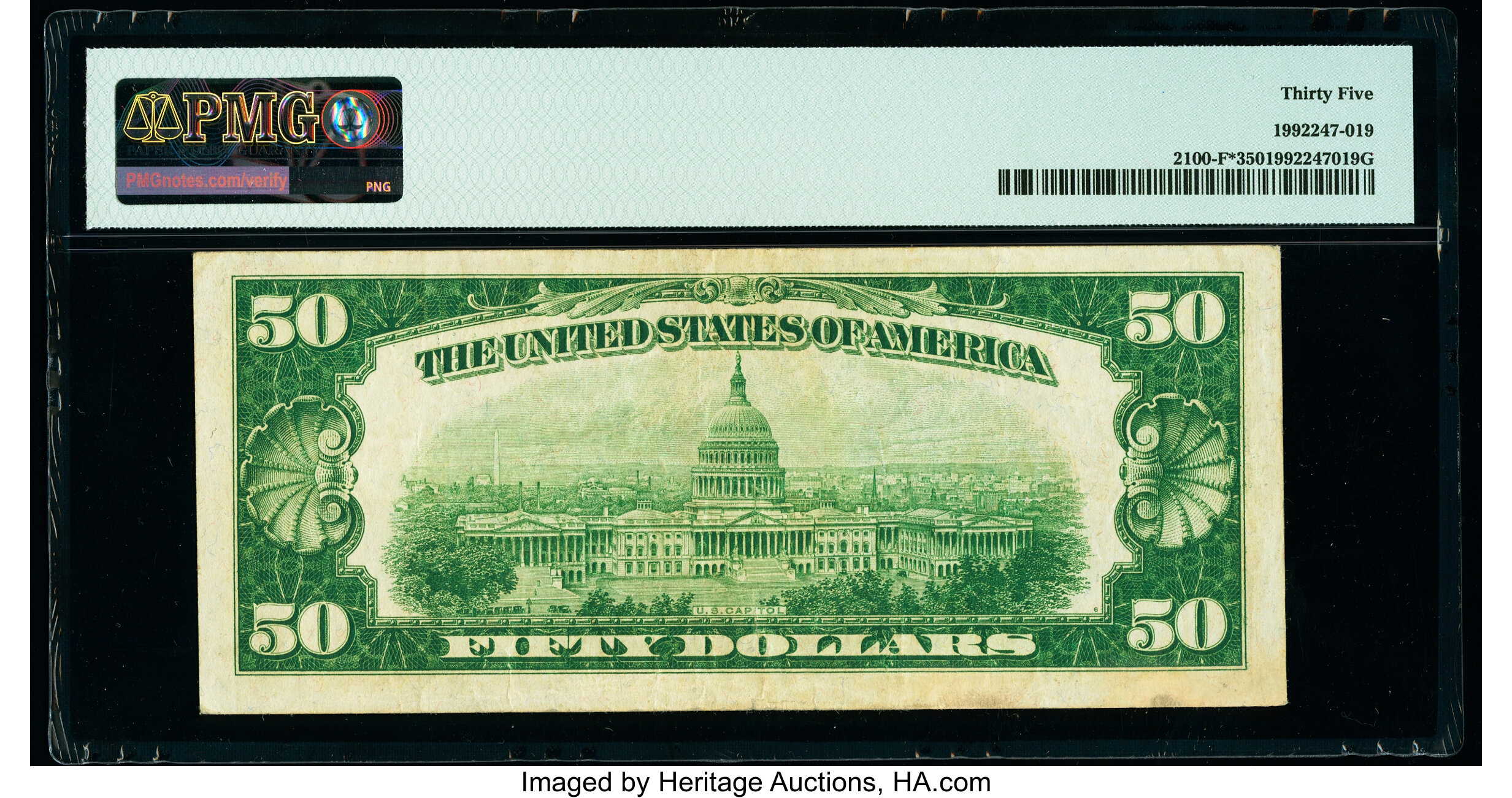 image for: Fr. 2100-F* $50 1928 Federal Reserve Note. PMG Choice Very Fine 35....