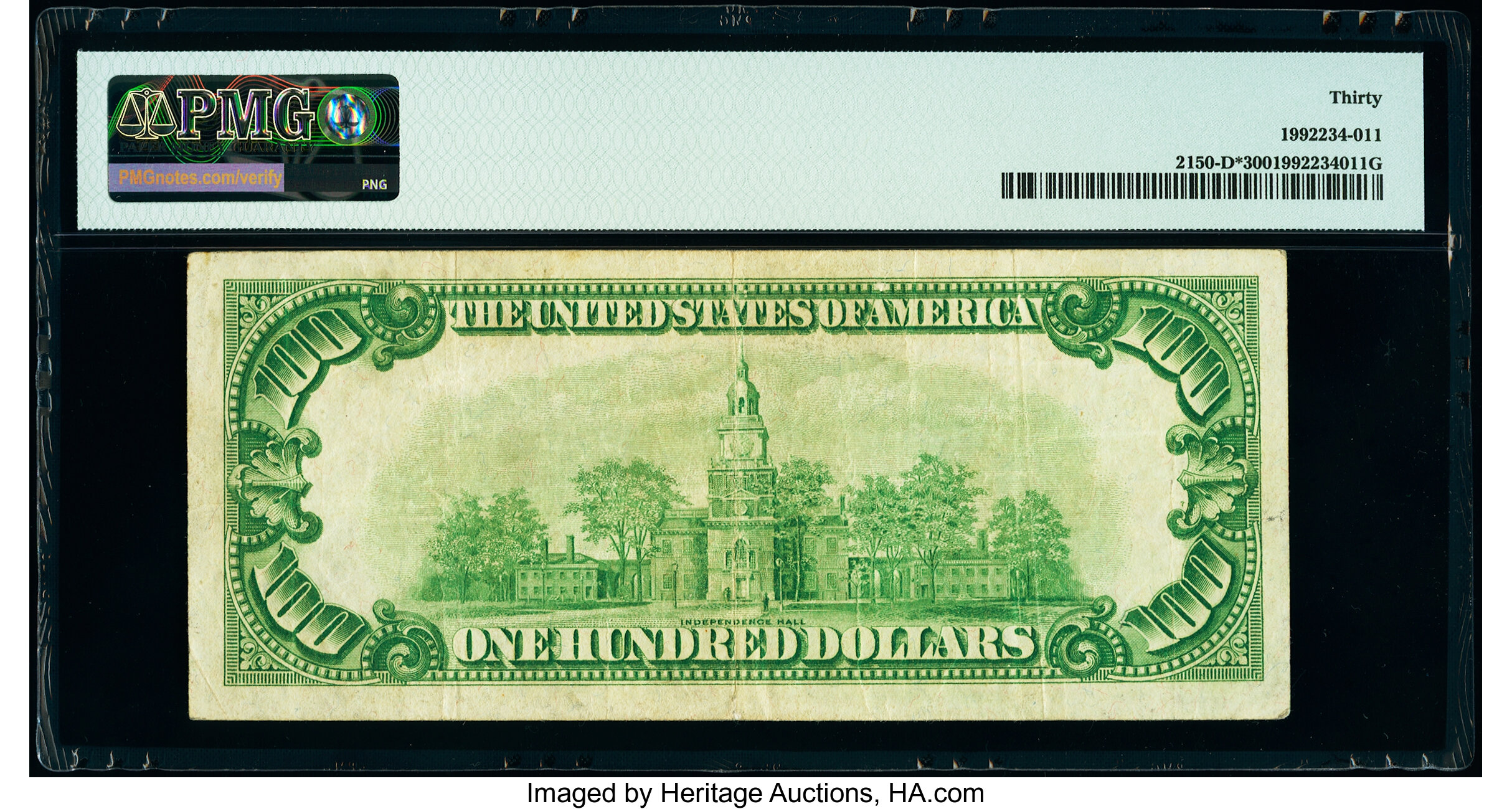 image for: Fr. 2150-D* $100 1928 Federal Reserve Star Note. PMG Very Fine 30....