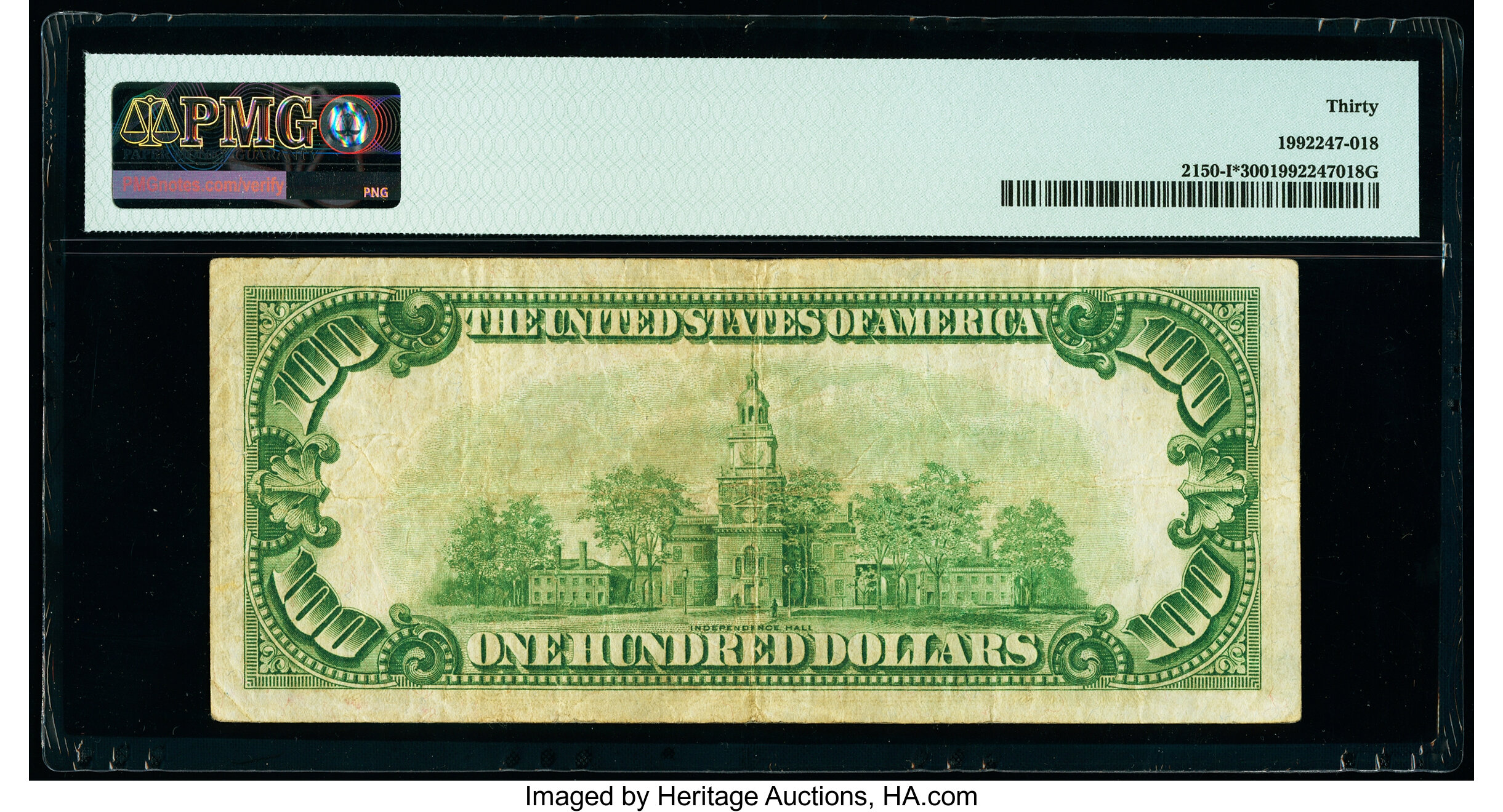 image for: Fr. 2150-I* $100 1928 Federal Reserve Star Note. PMG Very Fine 30....