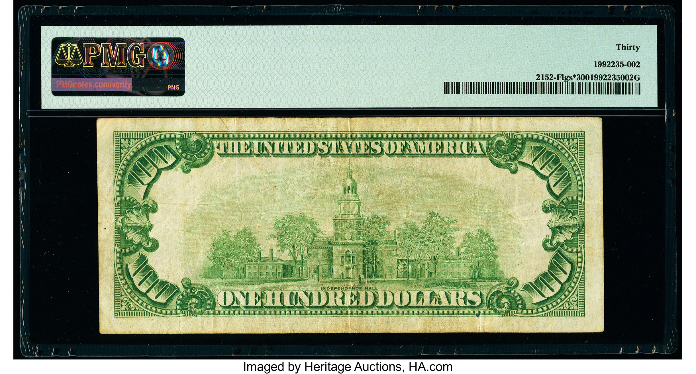 image for: Fr. 2152-F* $100 1934 Light Green Seal Federal Reserve Star Note. PMG Very Fine 30....