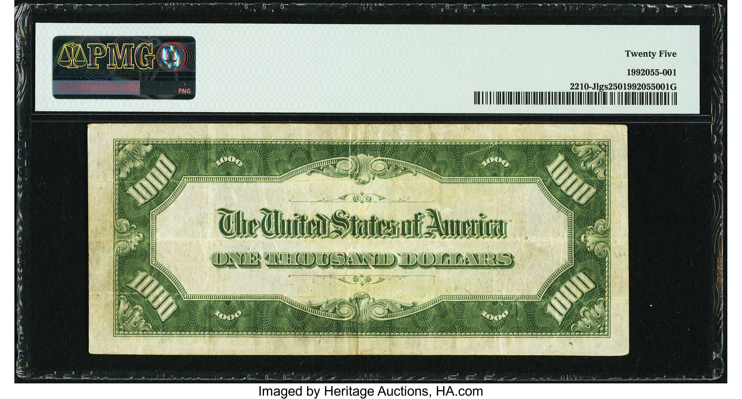 image for: Fr. 2210-J $1,000 1928 Light Green Seal Federal Reserve Note. PMG Very Fine 25....