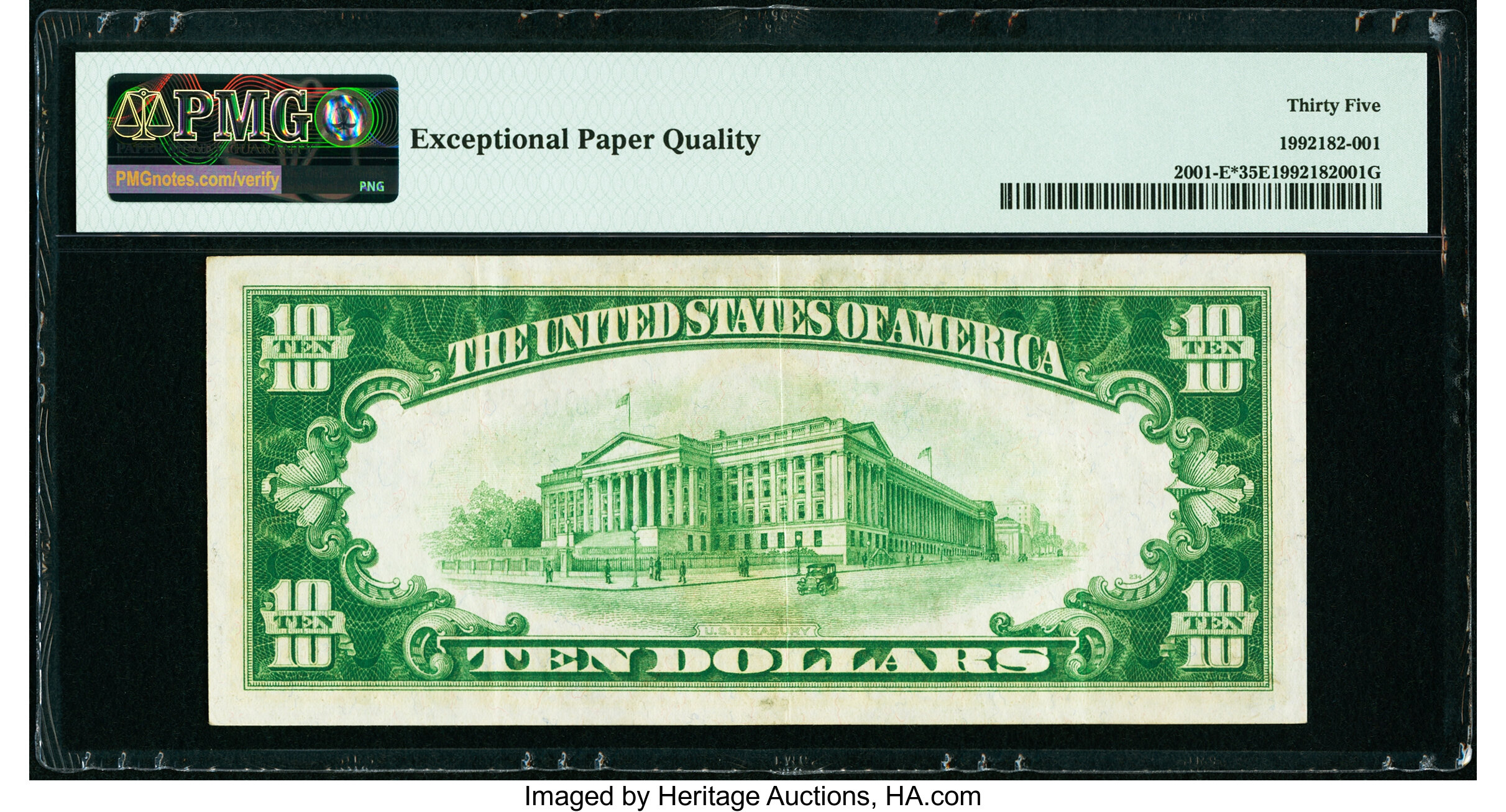image for: Fr. 2001-E* $10 1928A Federal Reserve Star Note. PMG Choice Very Fine 35 EPQ....
