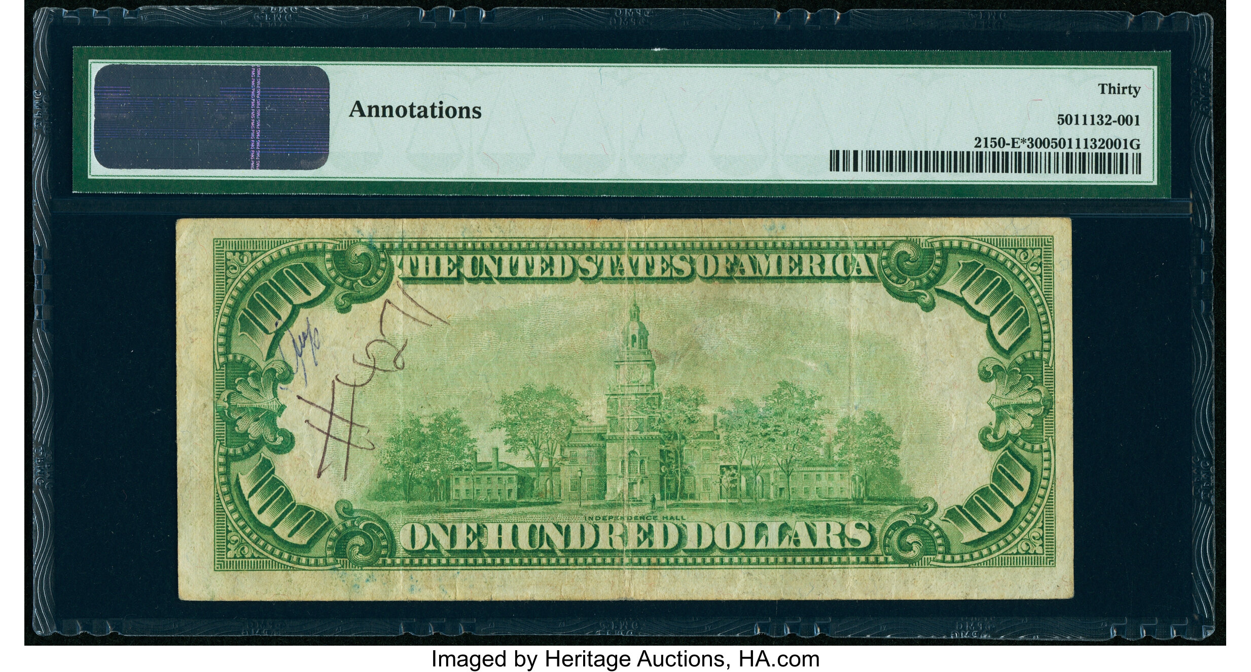 image for: Fr. 2150-E* $100 1928 Federal Reserve Star Note. PMG Very Fine 30....