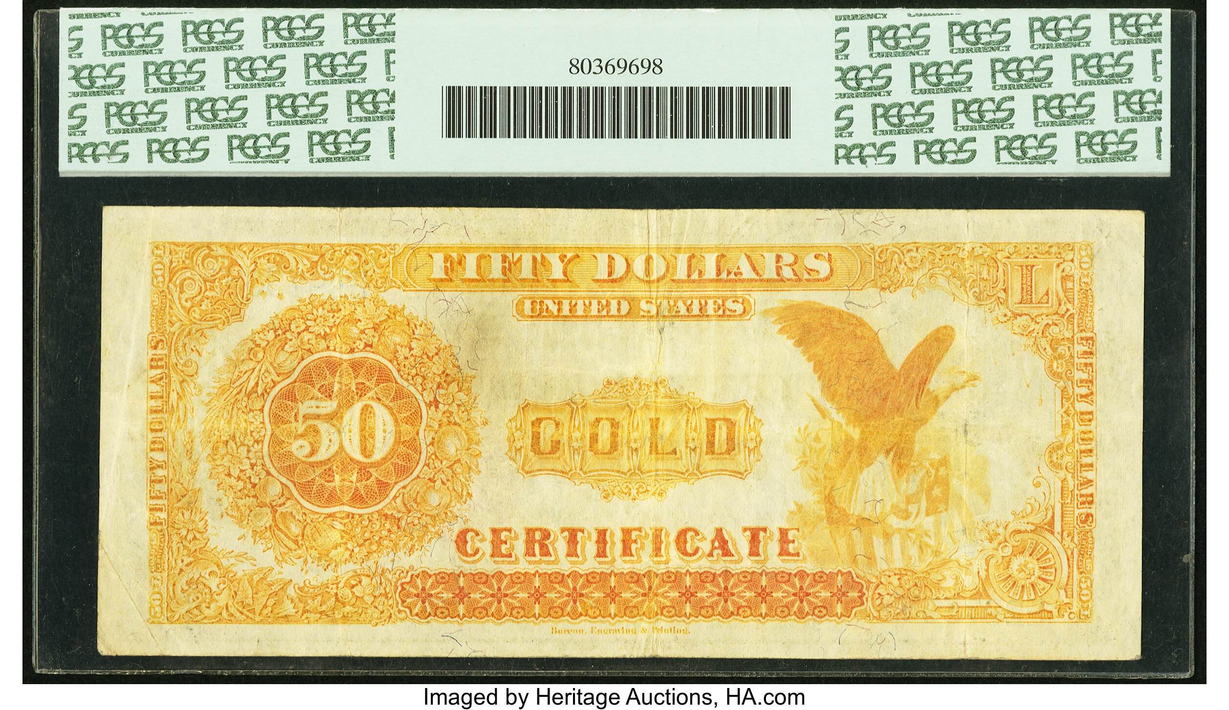 image for: Fr. 1195 $50 1882 Gold Certificate PCGS Very Fine 25....