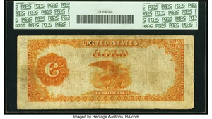 image for: Fr. 1210 $100 1882 Gold Certificate PCGS Fine 12....