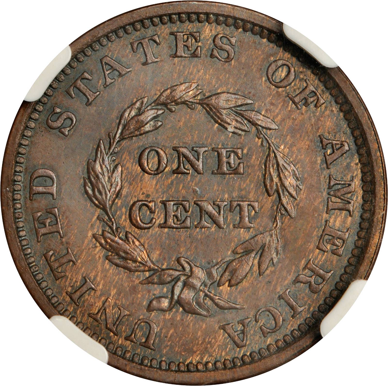 image for: 1855 Pattern Flying Eagle Cent. Judd-173, Pollock-198. Rarity-7-. Proof-65 BN (NGC). CAC.