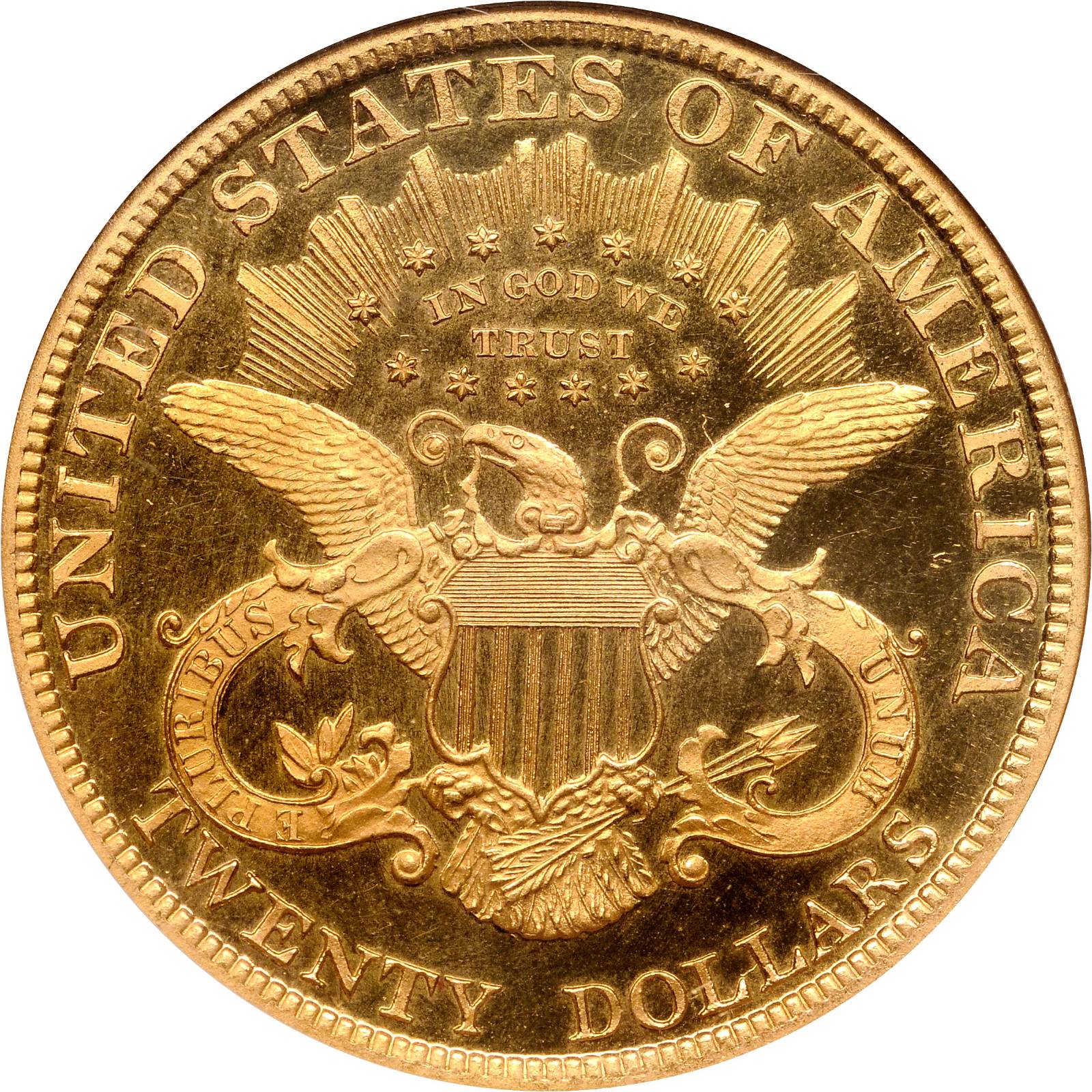 image for: 1892 Liberty Double Eagle. Proof-65 Cameo (NGC).