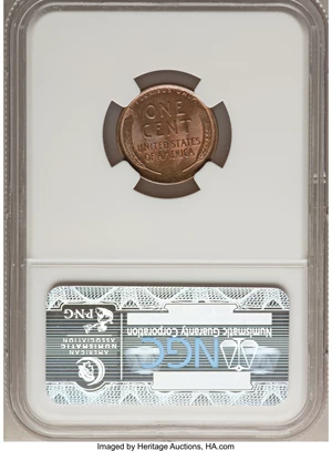 image for: 1909 1C MS66 Brown NGC. NGC Census: (10/2). PCGS Population (8/0). Mintage: 72,702,616. Numismedia Wsl. Price for problem f...