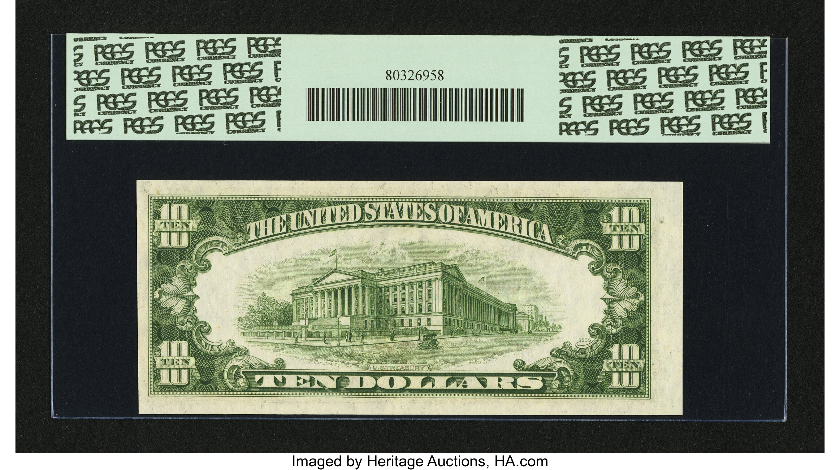 image for: Fr. 2011-C $10 1950A Federal Reserve Note. PCGS New 62PPQ....