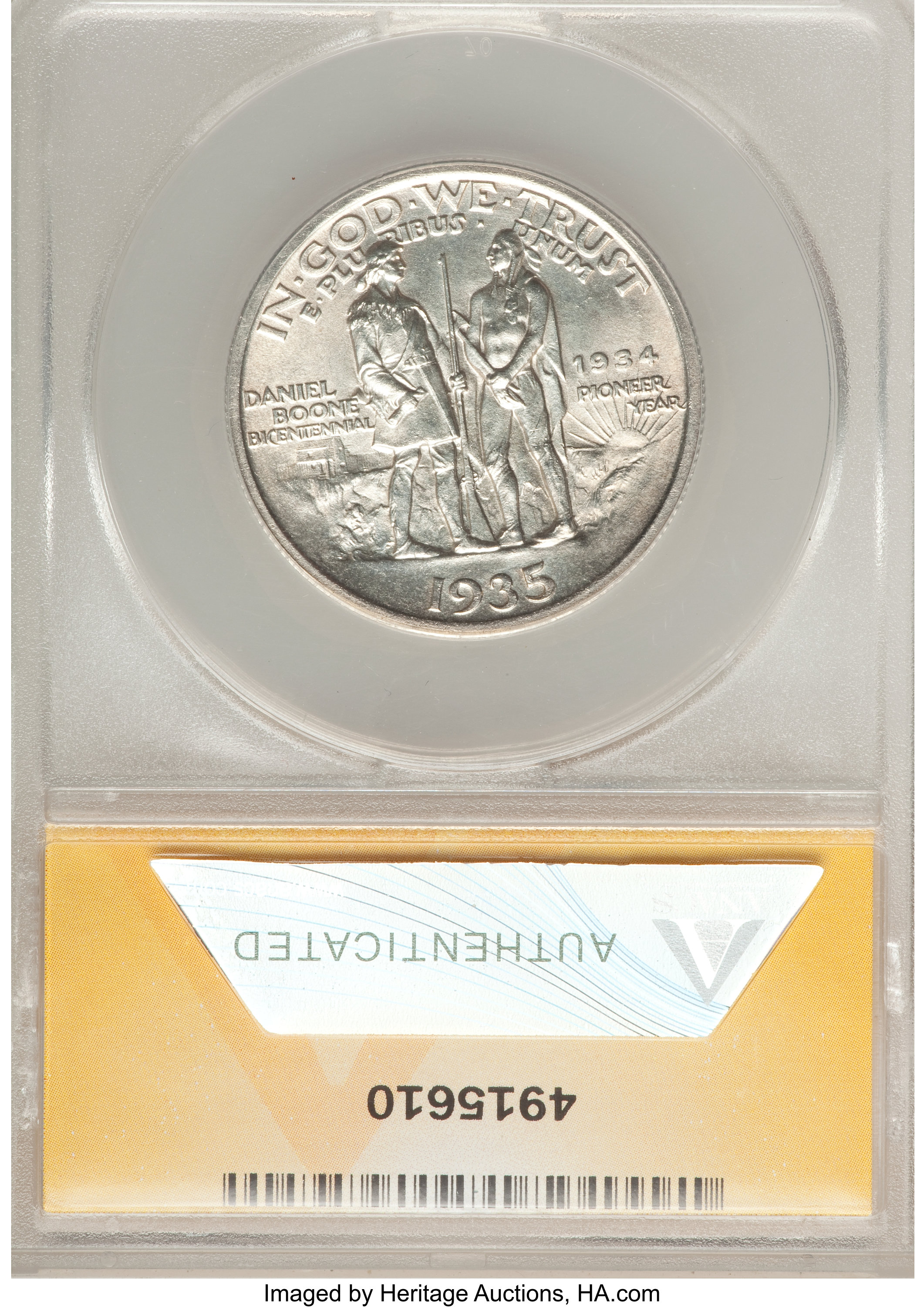 1935/34 50c Boone AU55 thumbnail 4