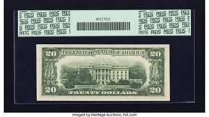 image for: Fr. 2061-D $20 1950B Federal Reserve Note. PCGS Choice New 63PPQ....