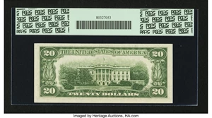 image for: Fr. 2061-D $20 1950B Federal Reserve Note. PCGS Very Choice New 64PPQ....