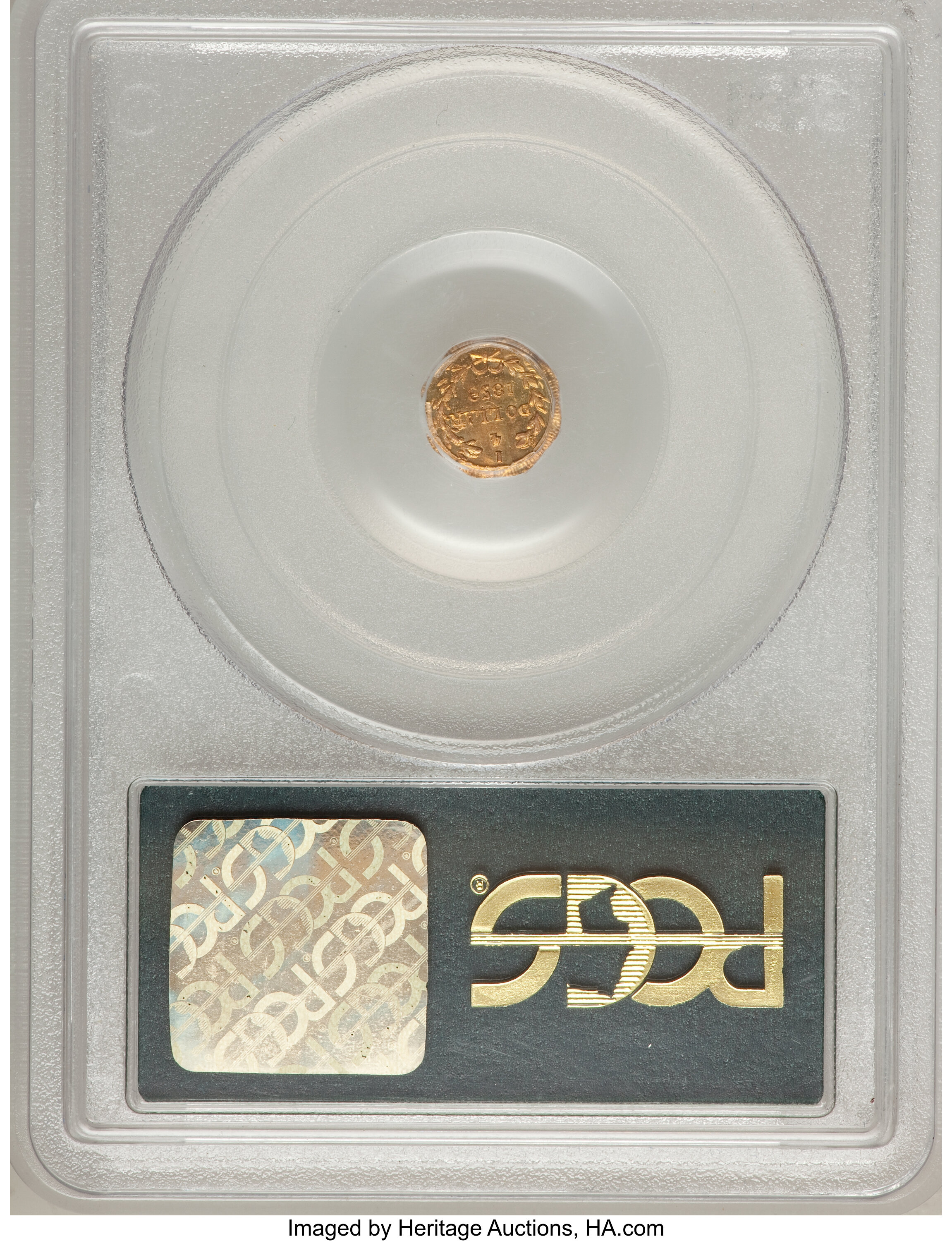 image for: 1859 25C Liberty Octagonal 25 Cents, BG-701, Low R.6, MS62 PCGS. PCGS Population (5/17). NGC Census: (1/2).   (#10528)...