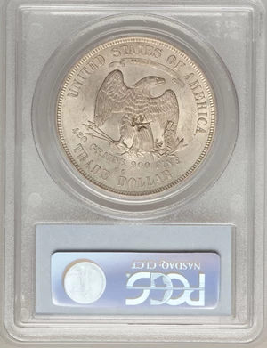 image for: 1875-CC T$1 Chop Mark MS62 PCGS....
