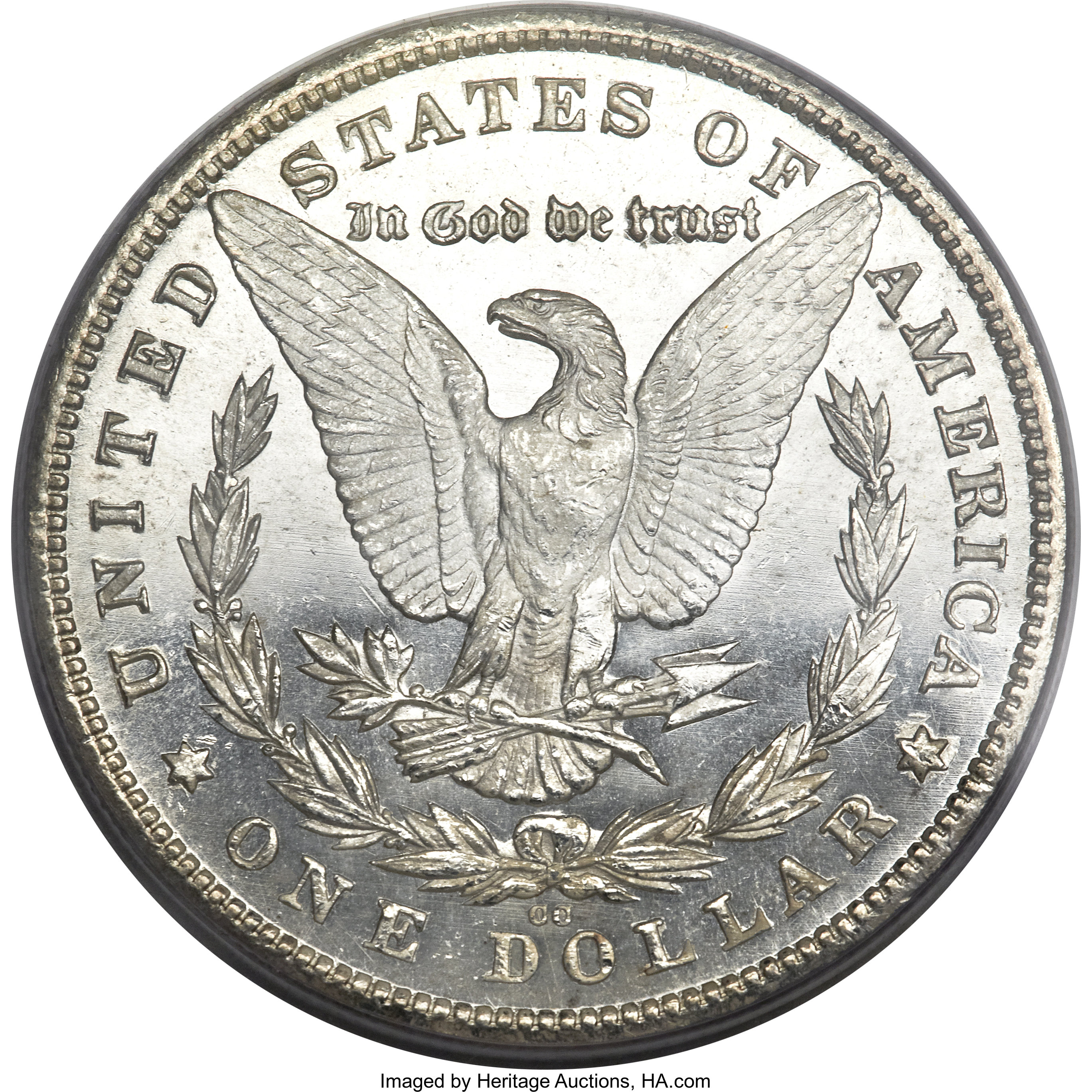 1880-CC $1  8/High 7 MS DMPL MS66 DMPL thumbnail 2