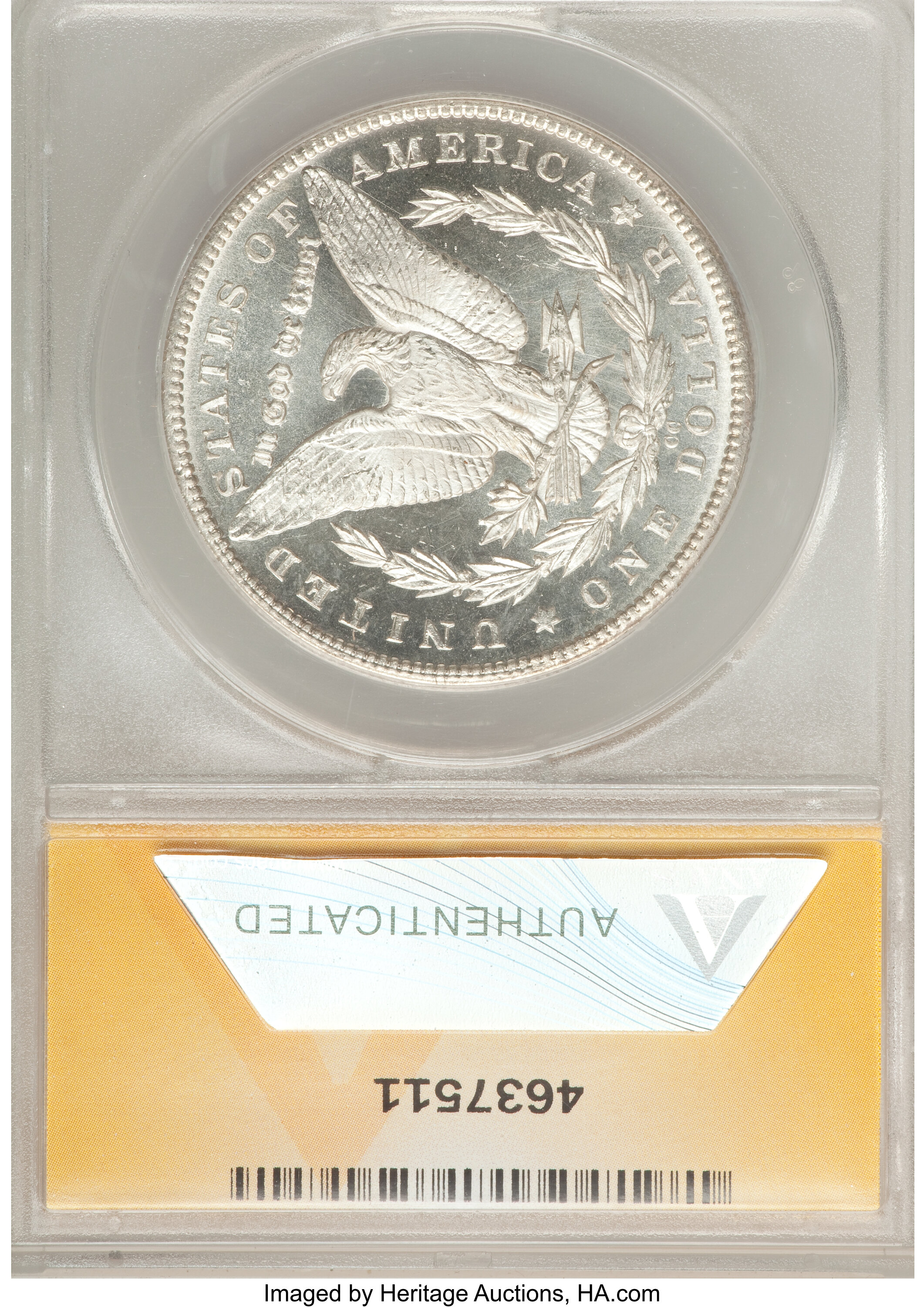 1884-CC $1  MS PL AU58 PL CAC thumbnail 4