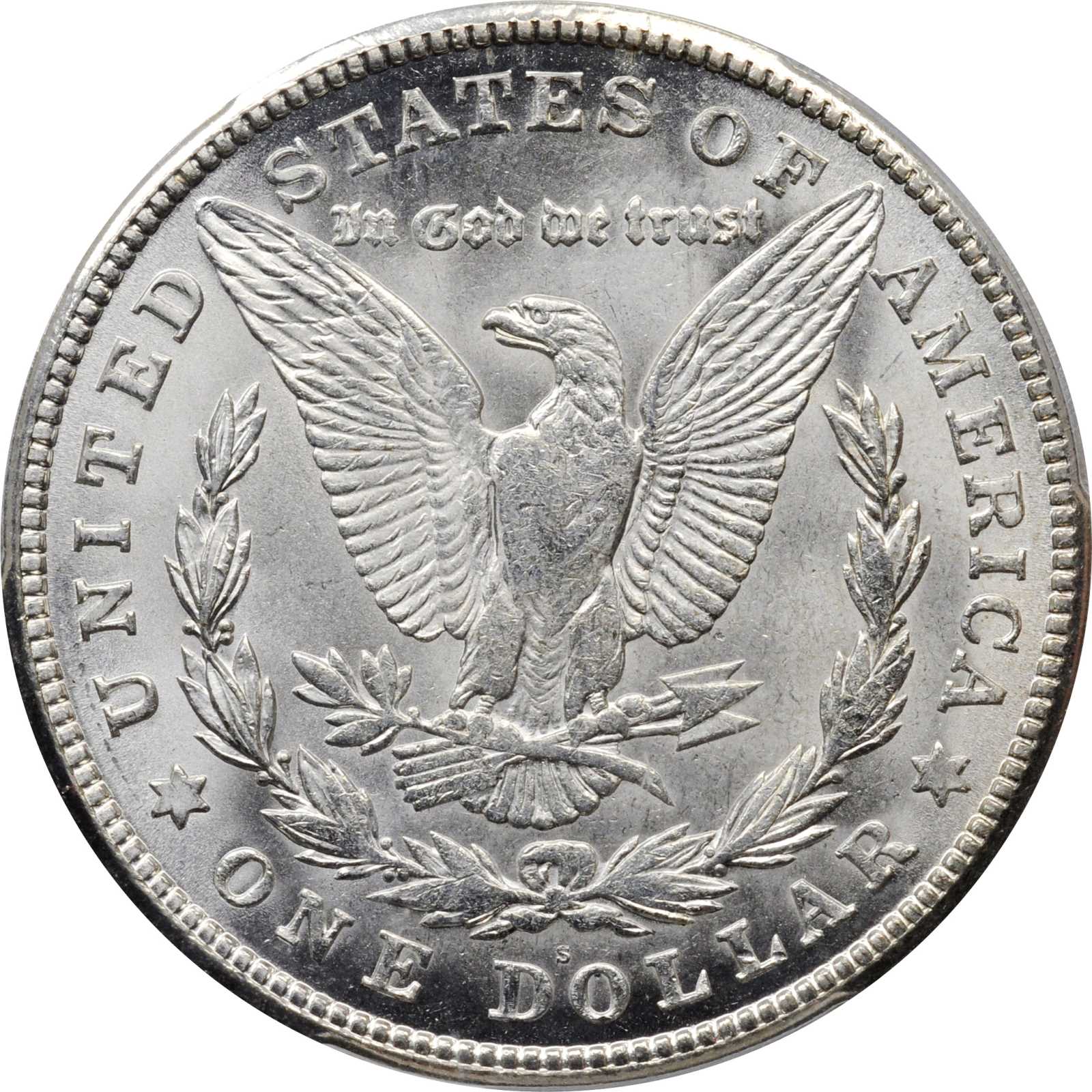 1921-S $1  BU Scratch, VAM-6A MS64 CAC thumbnail 12