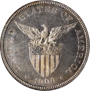 image for: PHILIPPINES. 50 Centavos, 1906. Philadelphia Mint. NGC PROOF-63.