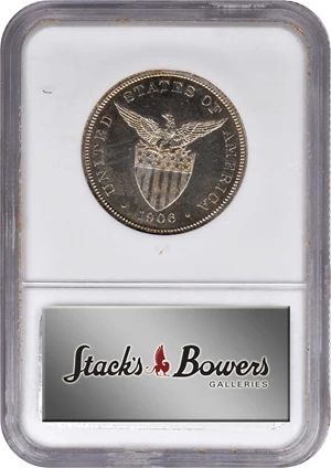 image for: PHILIPPINES. 50 Centavos, 1906. Philadelphia Mint. NGC PROOF-63.