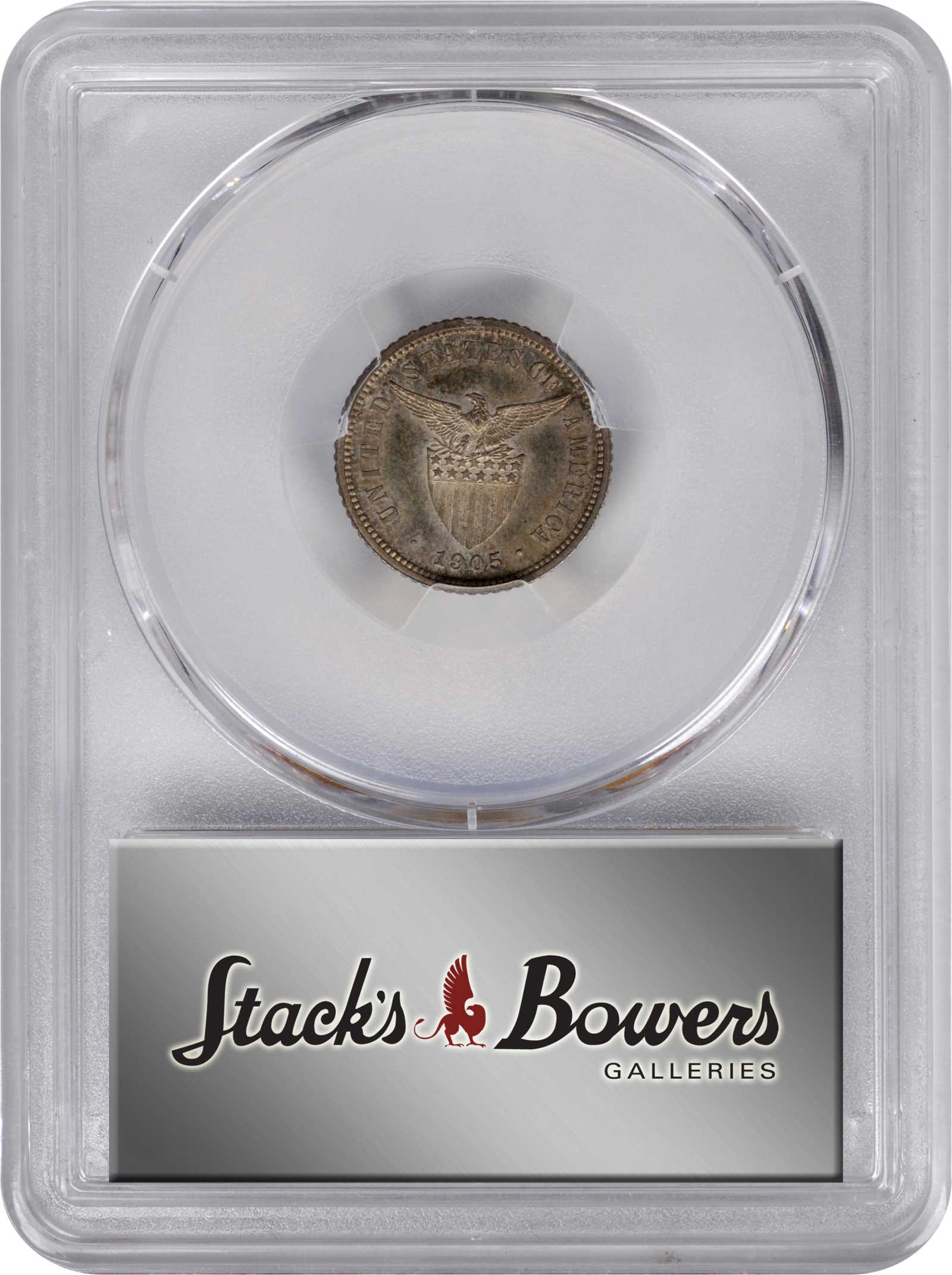 image for: PHILIPPINES. 10 Centavos, 1905. Philadelphia Mint. PCGS PROOF-63 Gold Shield.