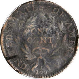 image for: 1794 Liberty Cap Cent. S-69. Rarity-3. Head of 1795. VG Details--Repaired (PCGS).