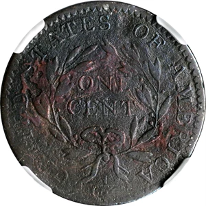 image for: 1794 Liberty Cap Cent. S-58. Rarity-3. Head of 1794. VF Details--Corrosion (NGC).