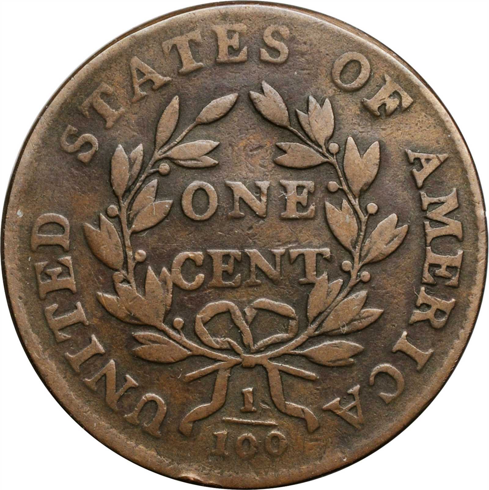 image for: 1800/79 Draped Bust Cent. S-192. Rarity-3. Style II Hair. Fine-15.