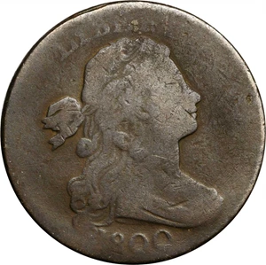 image for: 1800 Draped Bust Cent. S-203. Rarity-3. VG-10, Porous.